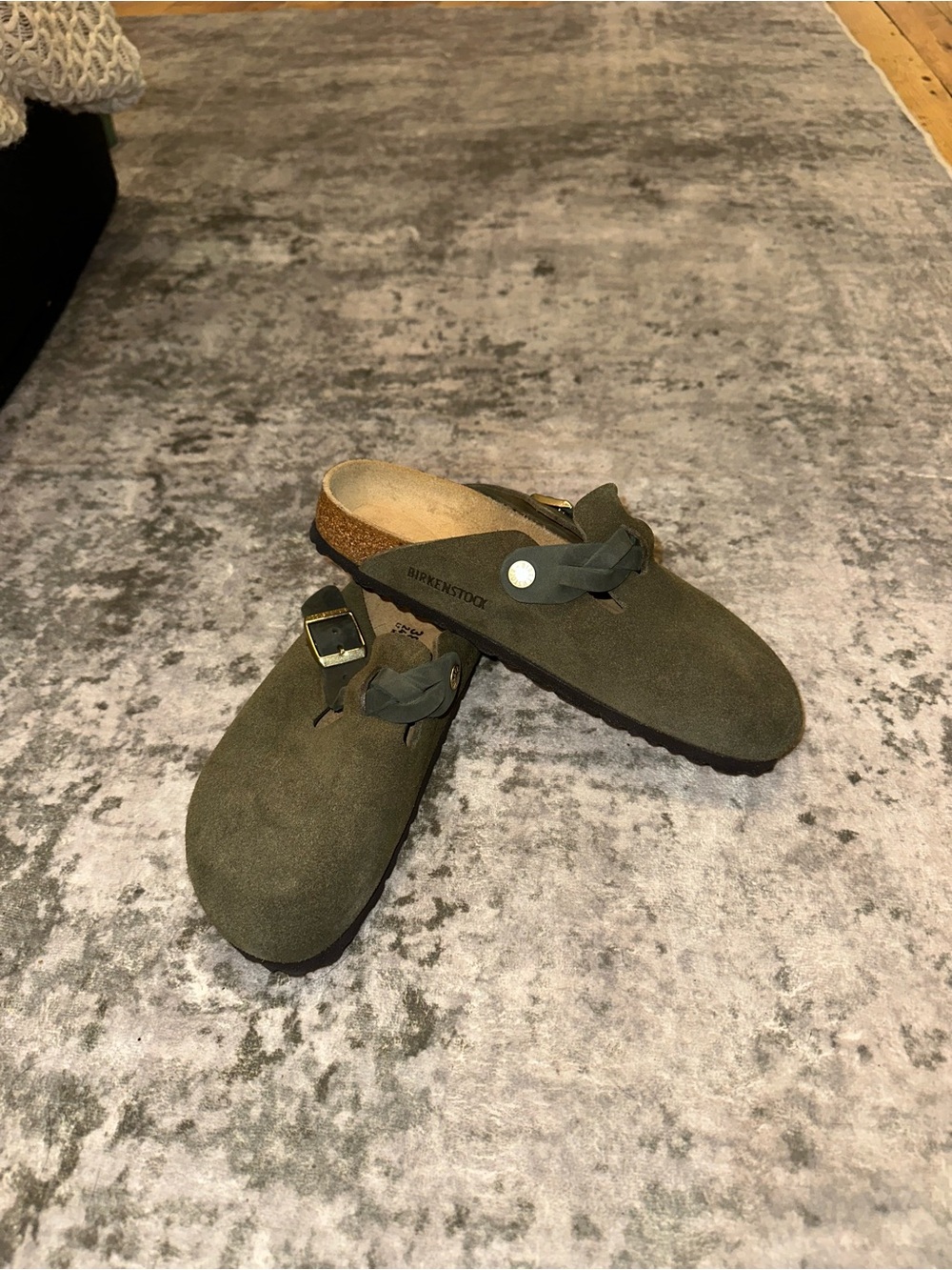 Birkenstock braid Boston clog